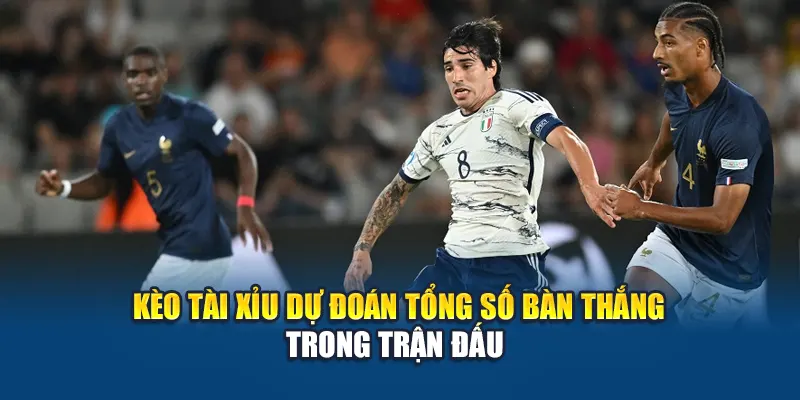 Kèo tài xỉu dự đoán tổng số bàn thắng trong trận đấu 